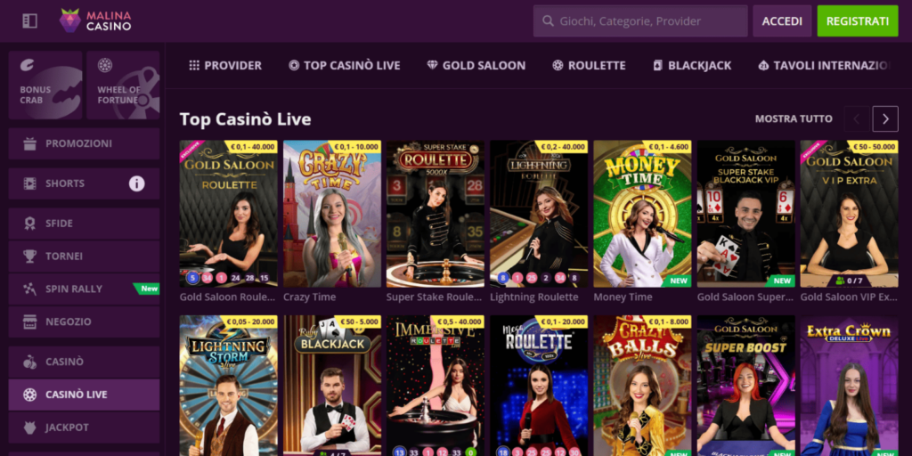 online casino italia